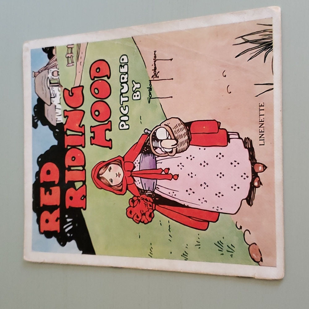 Vintage 1930's Linenette Children's Storybook-Red Riding Hood (softcover)